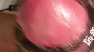 Cum-Hungry Stranger Milks My cut Cock  with The Handy