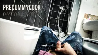 Pissing fully clothed always makes precummycock cum!