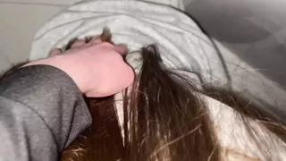 Step Sister What Are You Doing? in the Bathroom at Night