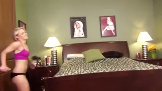 Blonde lesbian beauty is eating her friend's cunt