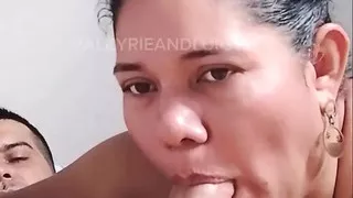 Professional Deepthroat Submissive Latina Blowjob