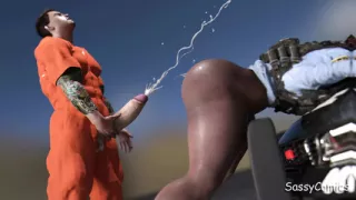 Police Woman Fucked by Inmate on the squad car - Sassycomics