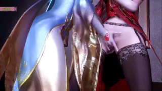 Medusa Queen and Feng Qing Yi Seduce - 3D Animation