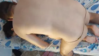 Painful anal girlfriend, she loves it in the ass