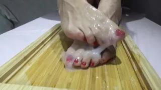 Cum in Pussy and on My Legs