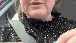 Getting Topless in the Passenger Seat Cos It Was Freezing Out and I Wanted to Layer up.