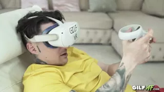 GILF VR Game with Redhead Granny Foxy Tiger