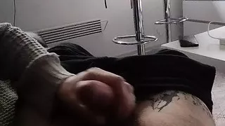Shy girlfriend handjob and blowjob