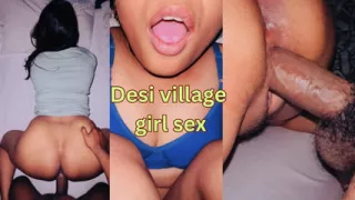 Desi village step sister hard sex in my bed room