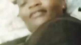 Ebony horny mama masturbating on video call with bbc giant cock guy