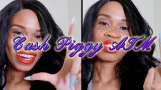 Cash Piggy ATM - Ebony Femdom Goddess Rosie Reed Bratty