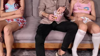 &quot;PLEASE DON&#039;T STEPDADDY!&quot; HELPLESS TWIN Stepdaughters alone with perv Stepdad!