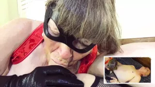 Elastigranny: Superior Superhero Cocksucking Slut Short BJ