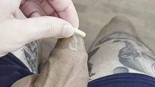 Cum In A Condom