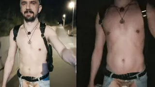 Daring walk through the night!