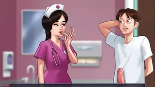 dabby and anon make hot seen in summertime saga