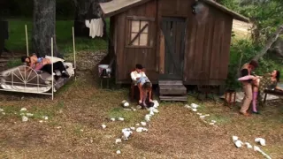 Amber Rayne, Hannah West, and Kaci Star Get Gangbanged Outdoors