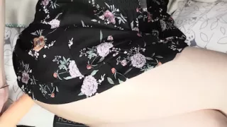 pretty tranny DaniTheCutie gets her ass pounded by a machine in this weird sex ed module