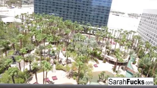 Car Jacker Sarah Jessie follows the guy to the Hotel room to