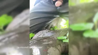 The expedition on the river ends with pissing and cumming