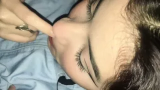 Stepsister Showing off Her Riding Skills!