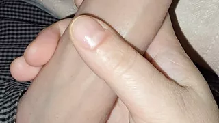 Step mom handjob massive dick while get a decision