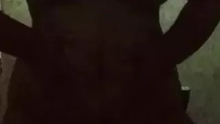 Come here, baby, squeeze my breasts and suck her penis