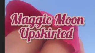 Maggie Moon Steps Over Tiny Camera
