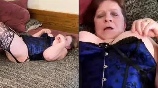 Granny Nurse Chapel's Bwc Dildo Masturbation & Orgasms