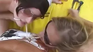 Stroking off a Stranger Down by the Dock