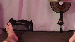 POV Double Camera Slowly Jerking Big Cock with Lube and Spit Thick Cumshot