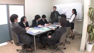 Is there a better ending to an office meeting than a filthy gangbang?