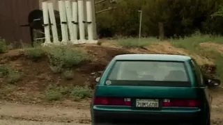 Busty blonde MILF gets a facial after outdoor sex