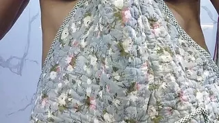 Mom Stripping & Masturbating in the Kitchen