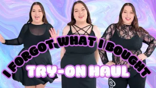 I FORGOT WHAT I BOUGHT - Plus Size Goth Try-On Haul - Sydney Screams