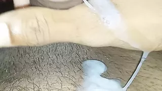 Local boy real creampie cumshot