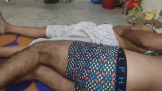 Calling the girl next door to the room.