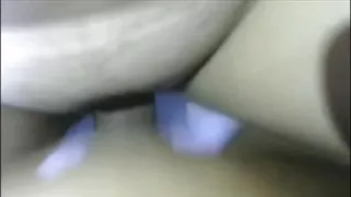 Creampie my wifes pussy while stranger watch at real time by the webcam