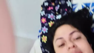 after an entire night of fucking me my bull wakes me up to breed me before my cuckold arrives home and creampied me too