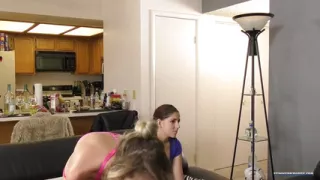 Miranda Miller has her best friend suck her daddys cock