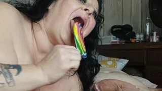 Balls of Steel Big Cock Gave Her a Cumfest Meal