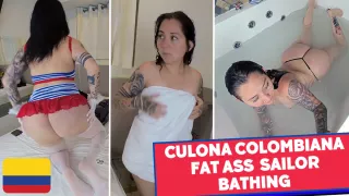 Culona Colombiana - Fat Ass Sailor Bathing - BigAssLatinaVR