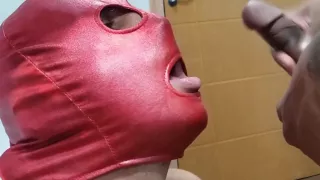 Perfect Submissive Cuckold Drinking Cum