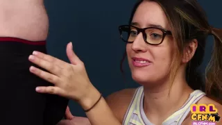 Glasses Cutie Cfnm Cocksucking To Lover