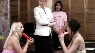 Group sex turned into an orgy with beautiful sluts who can't resist being fucked to please them