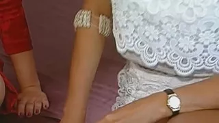 Classic German dolls posing naked to the cameraman