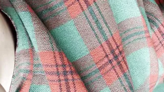 My shy neighbor does cunnilingus under the blanket