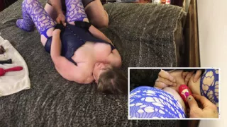 Granny's Clit and Pussy Vibrator Masturbation & Orgasms