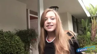 Petite blonde gets pussy destroyed by BBC in her first porn movie