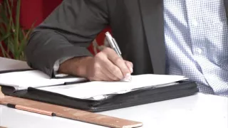 Brunette teen penetrated on the college desk by the teacher